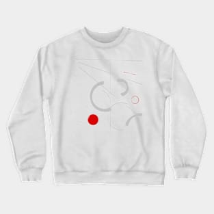 Gray Geometric minimal Scandinavian Crewneck Sweatshirt